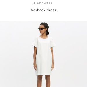 Madewell tie back dress